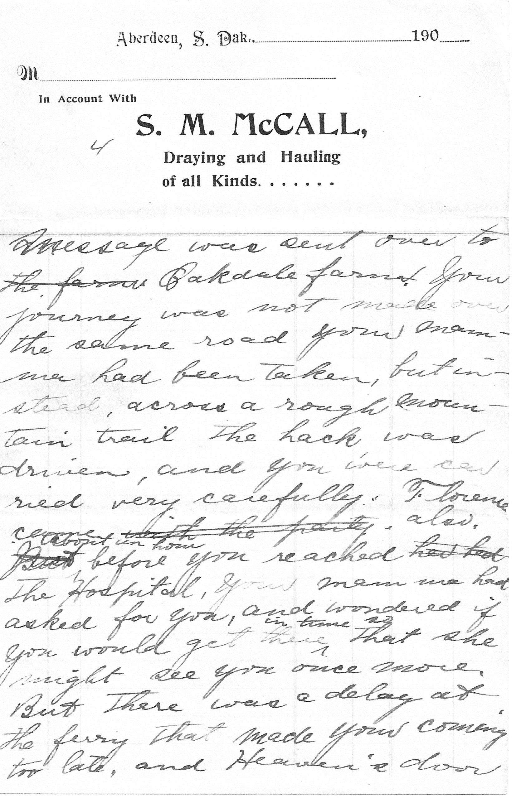 Letter to Horace page 6